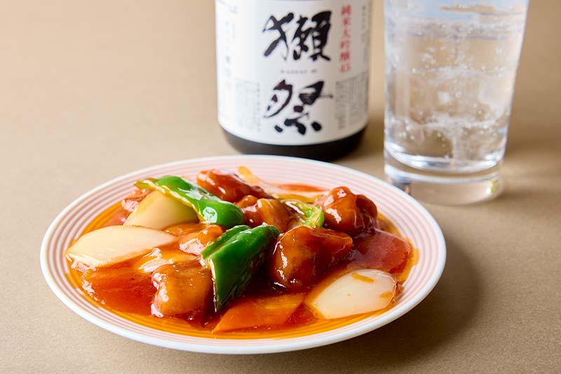 獺祭ハイボール×スブタ(小)