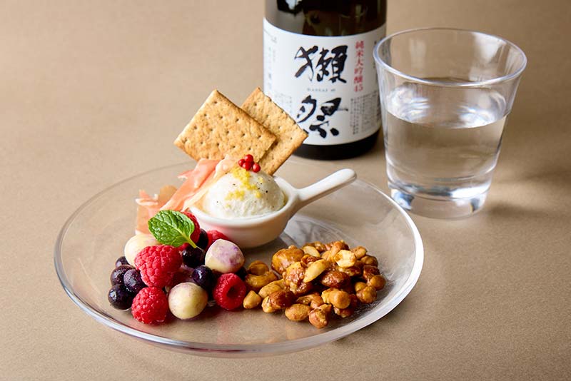 獺祭ペアリングプレート