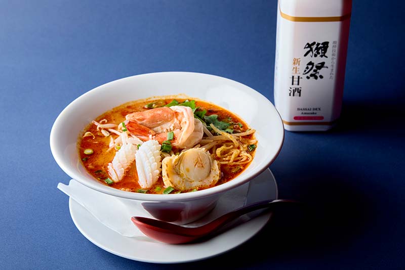 獺祭甘酒トムヤムラーメン